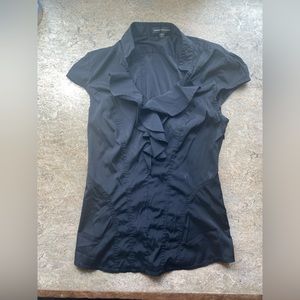 Vintage Express Goth Ruffle Top